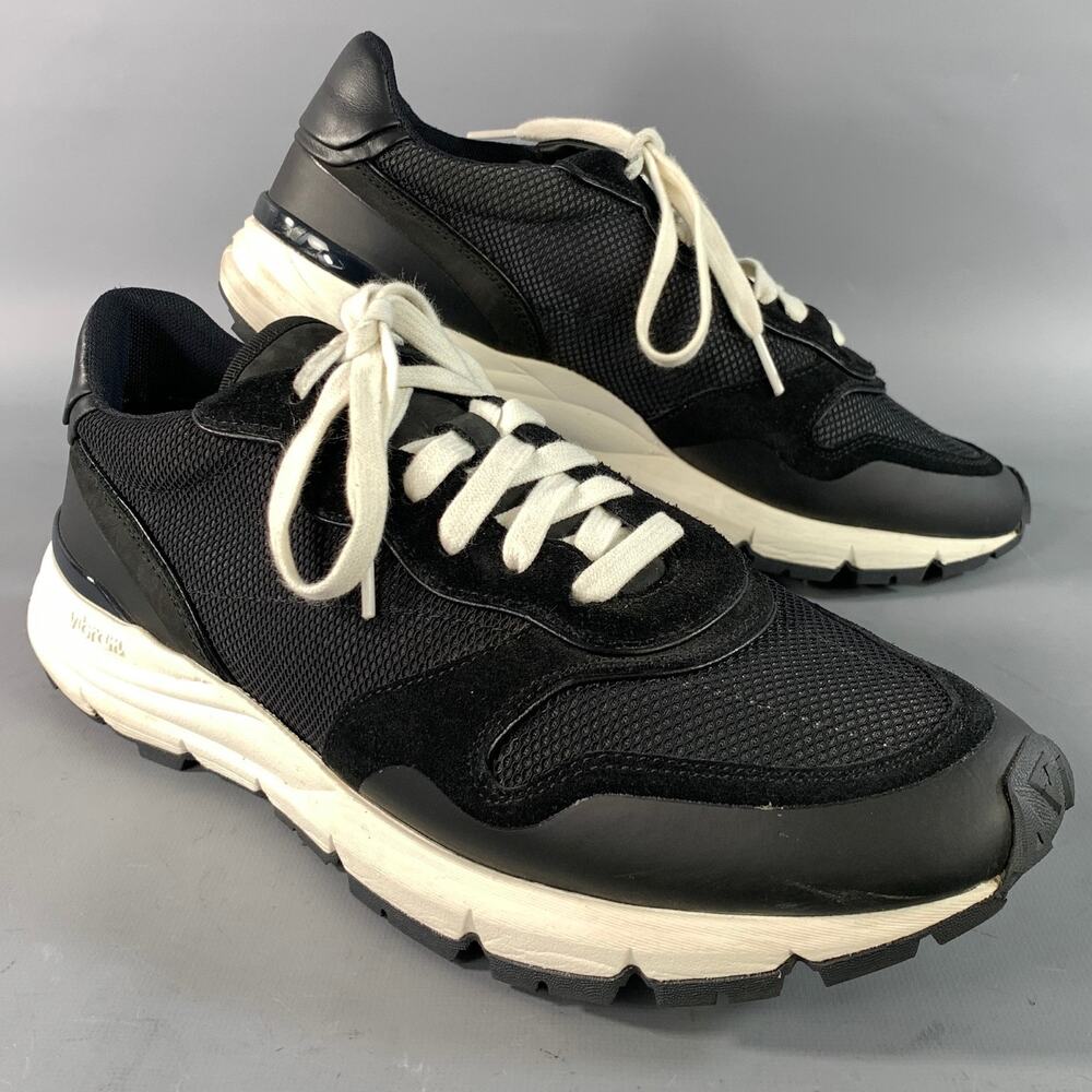 JOHN ELLIOTT Size 10 Black Mesh Nylon Lace Sneakers